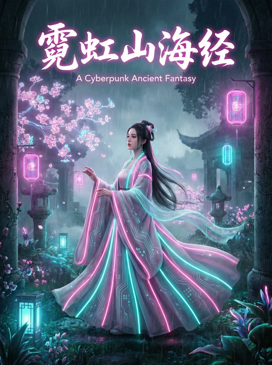 韩国伦理电影 古风奇缘短剧 - 霓虹山海经海报